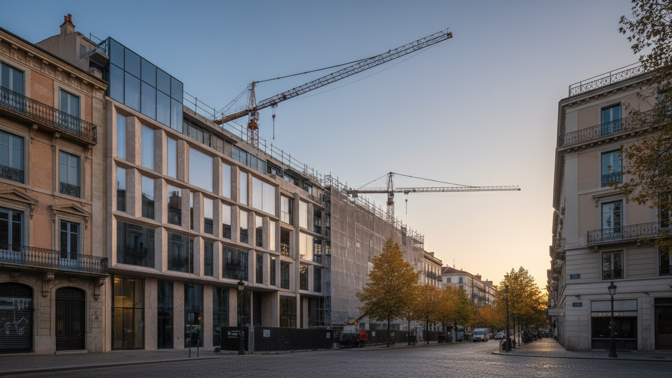 ABG Real Estate Group Manages Refurbishment Project for HUK-COBURG in Munich – AI-generated illustrative image