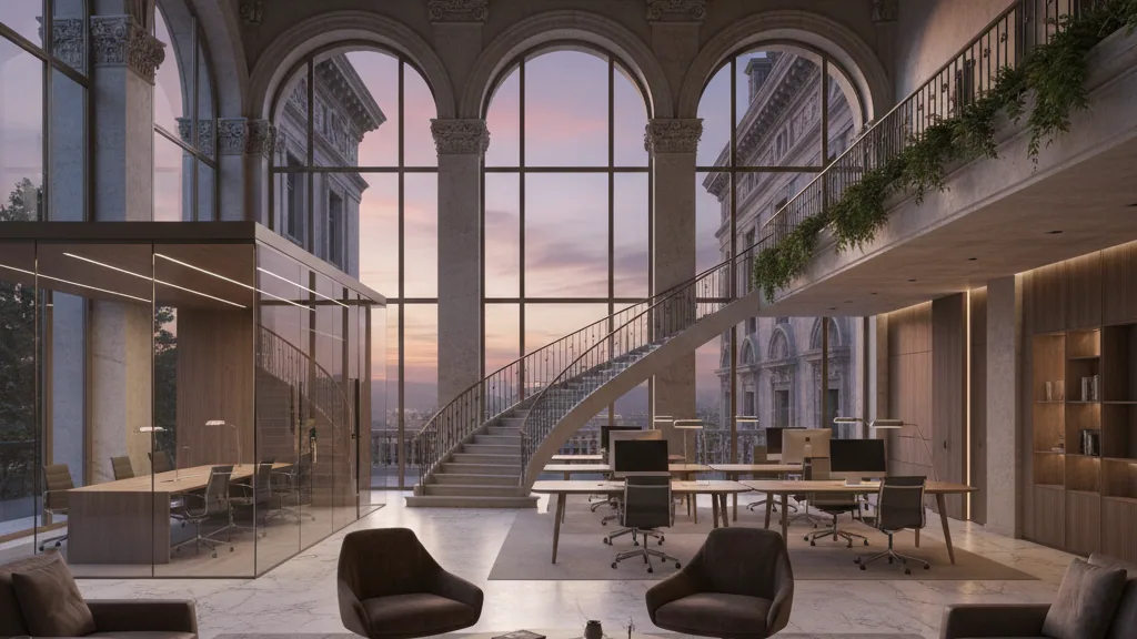 CA Immo commences letting of the Alexander von Humboldt House in Berlin – AI-generated illustrative image