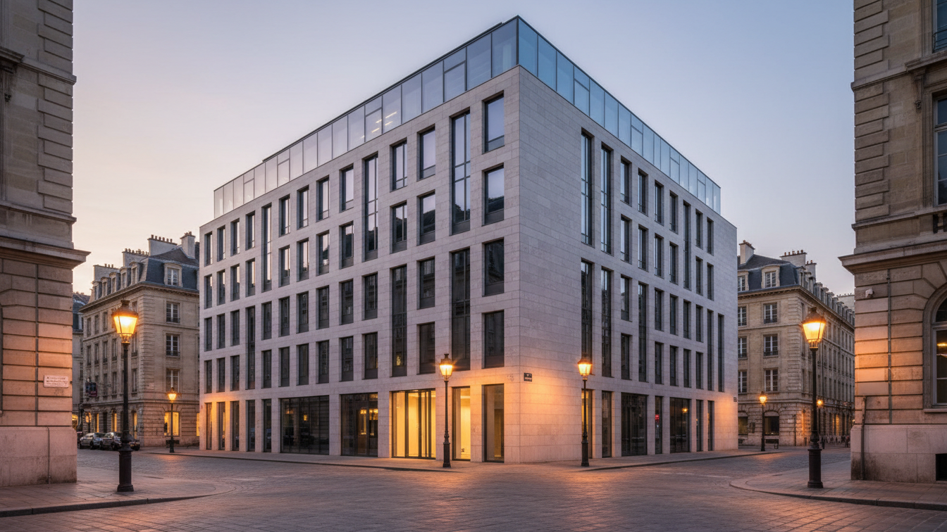 Quantum Immobilien KVG Acquires Residential Property in Berlin-Friedrichshain – AI-generated illustrative image