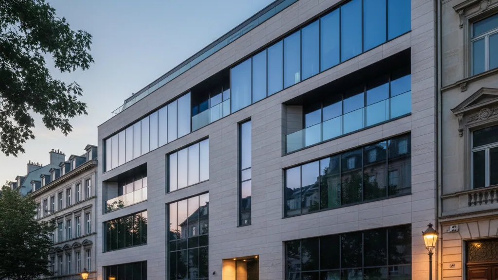 Alex One office building in Berlin-Mitte certified WiredScore Gold – AI-generated illustrative image