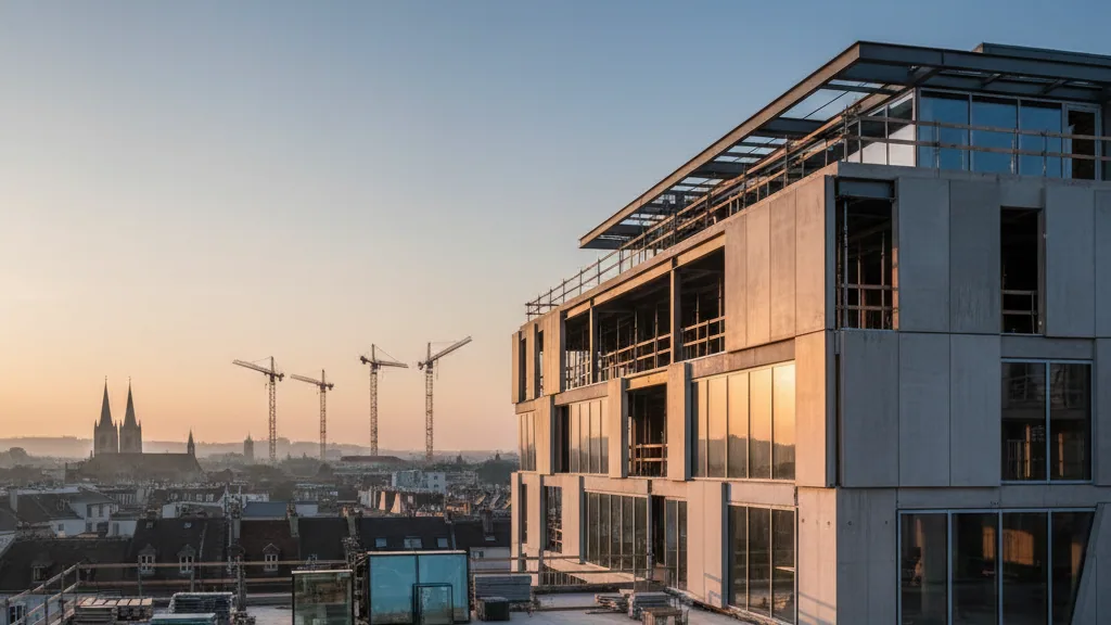 Instone Real Estate acquires plot for residential construction in Berlin-Charlottenburg – AI-generated illustrative image