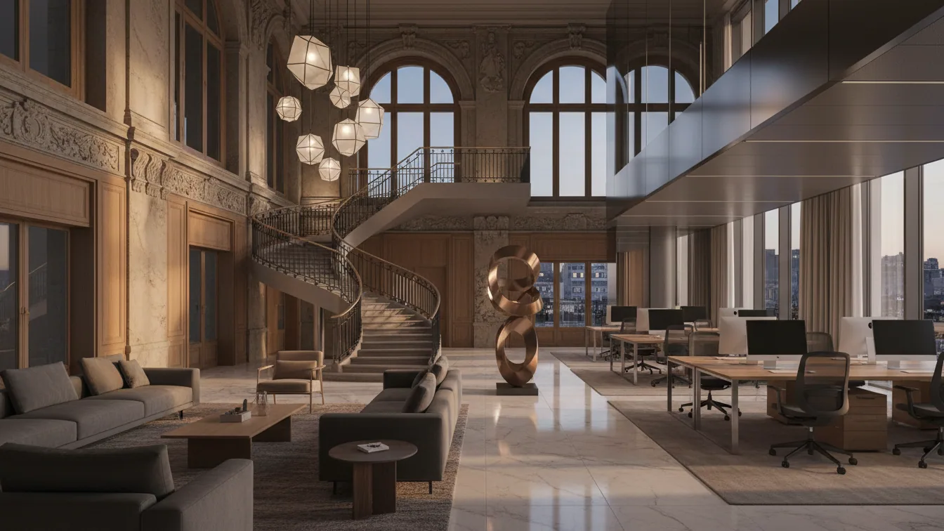Schweibert Leßmann & Partner move into new office space in Frankfurt – AI-generated illustrative image