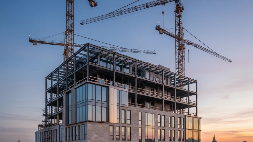 Bonava celebrates topping out ceremony for further construction phase in Wildau – AI-generated illustrative image