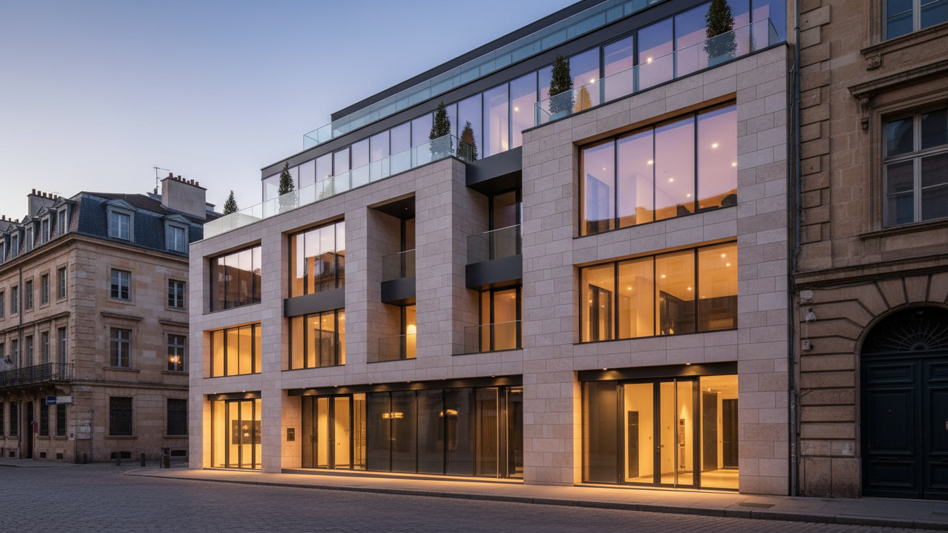 BOSSELER & ABEKING brokers residential and commercial building in Munich – AI-generated illustrative image