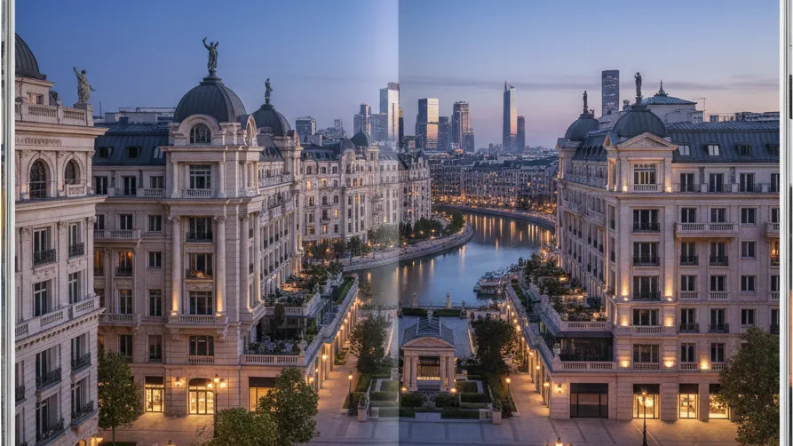 German Office Market: Rising Rents Amidst Growing Vacancy – AI-generated illustrative image