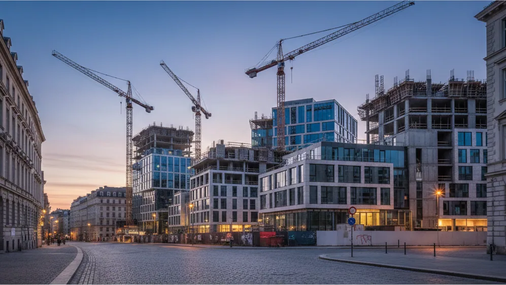 CA Immo begins letting for Skygreen timber-hybrid office building in Berlin – AI-generated illustrative image
