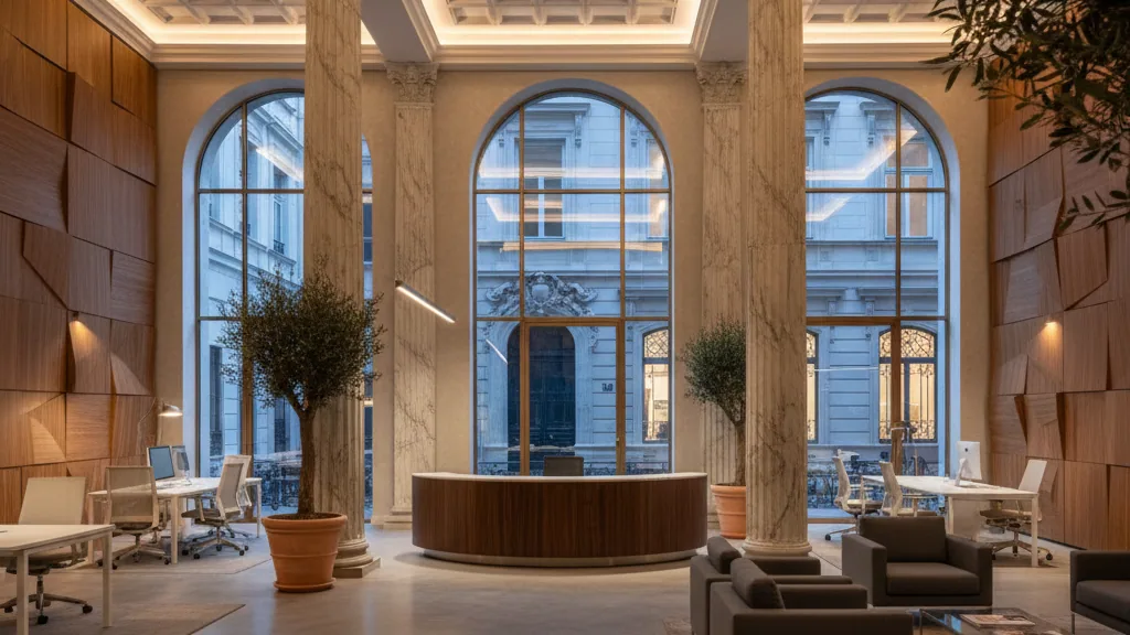 Center for Justice Innovation expands presence to 34,000 sq ft at GFP's 520 Eighth Avenue in Midtown – AI-generated illustrative image