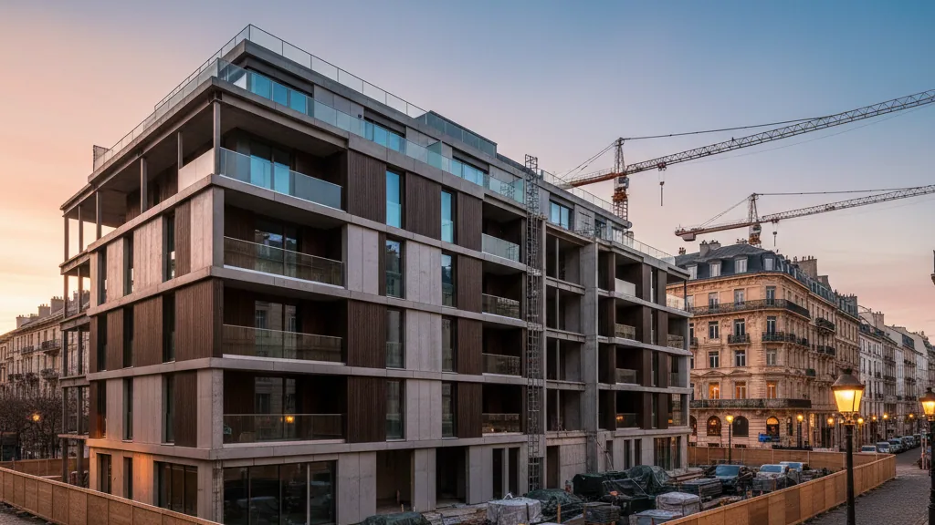 Topping-out ceremony for the FröbelHöfe in Dresden-Friedrichstadt – AI-generated illustrative image
