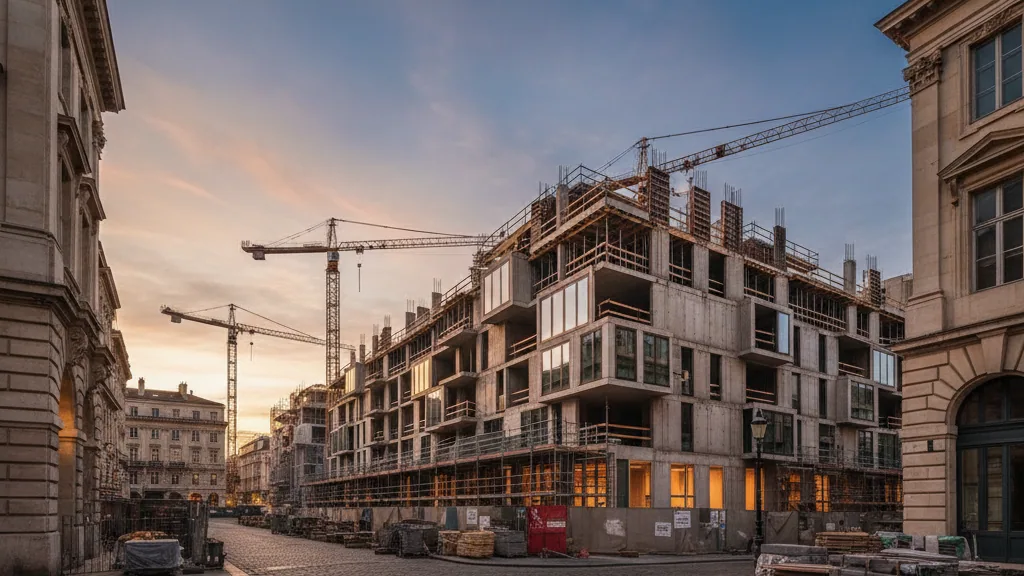Topping-out ceremony for senior citizens' residence in Gladbeck-Brauck by Cureus and Amando – AI-generated illustrative image