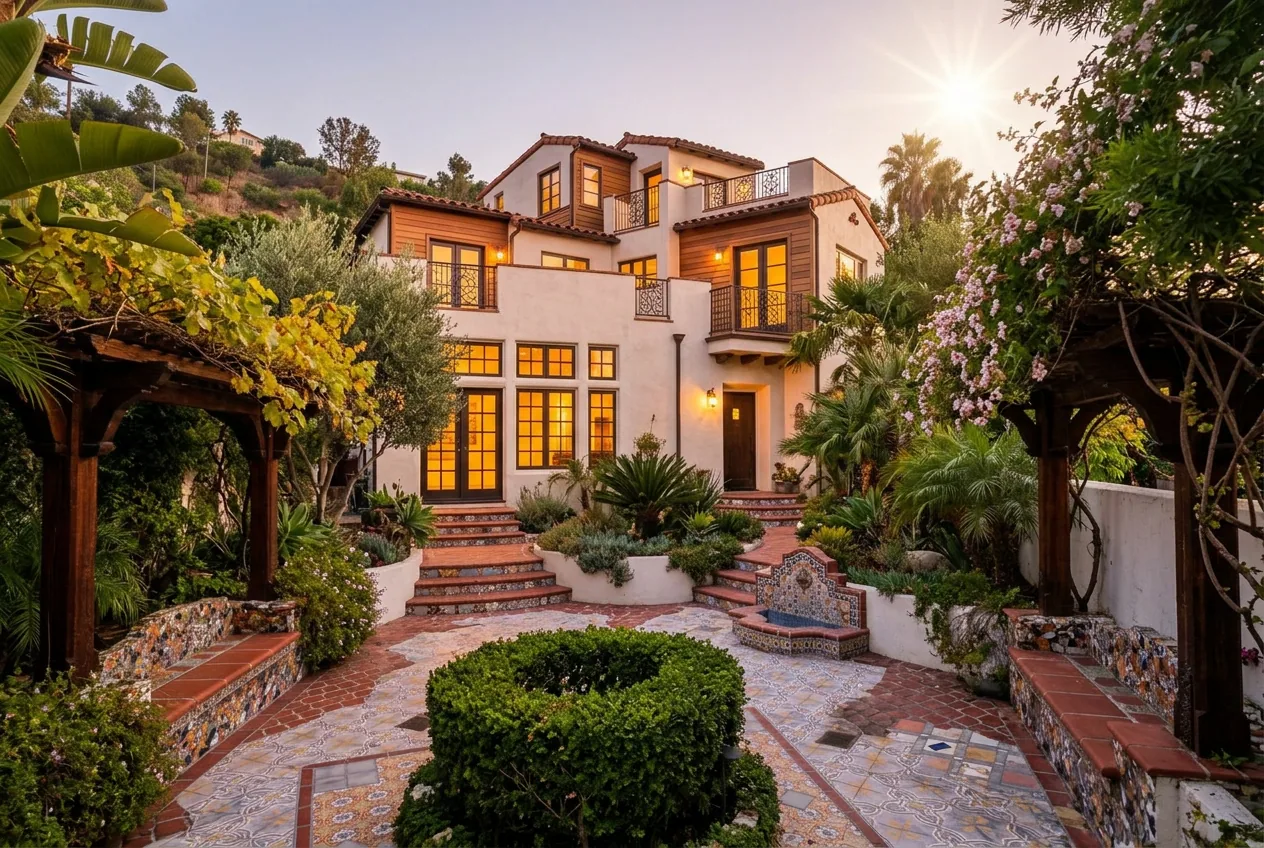 Director David Ayer Offers His Silver Lake Estate for US$2.995 Million – AI-generated illustrative image