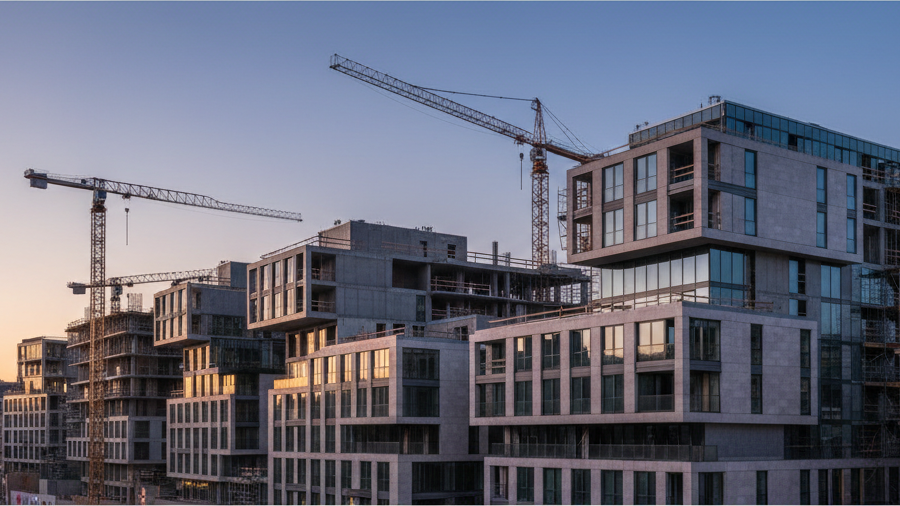 Deutsche Reihenhaus AG develops third project in Frankfurt am Main – AI-generated illustrative image