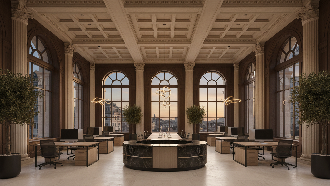 dsb Deutsche Sanierungsberatung GmbH Relocates Corporate Headquarters to Schultheiss Quartier Berlin – AI-generated illustrative image