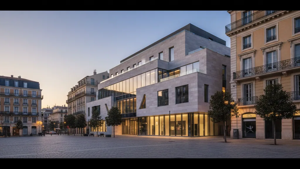 Aengevelt brokers residential and commercial building in Düsseldorf-Flingern-Nord – AI-generated illustrative image