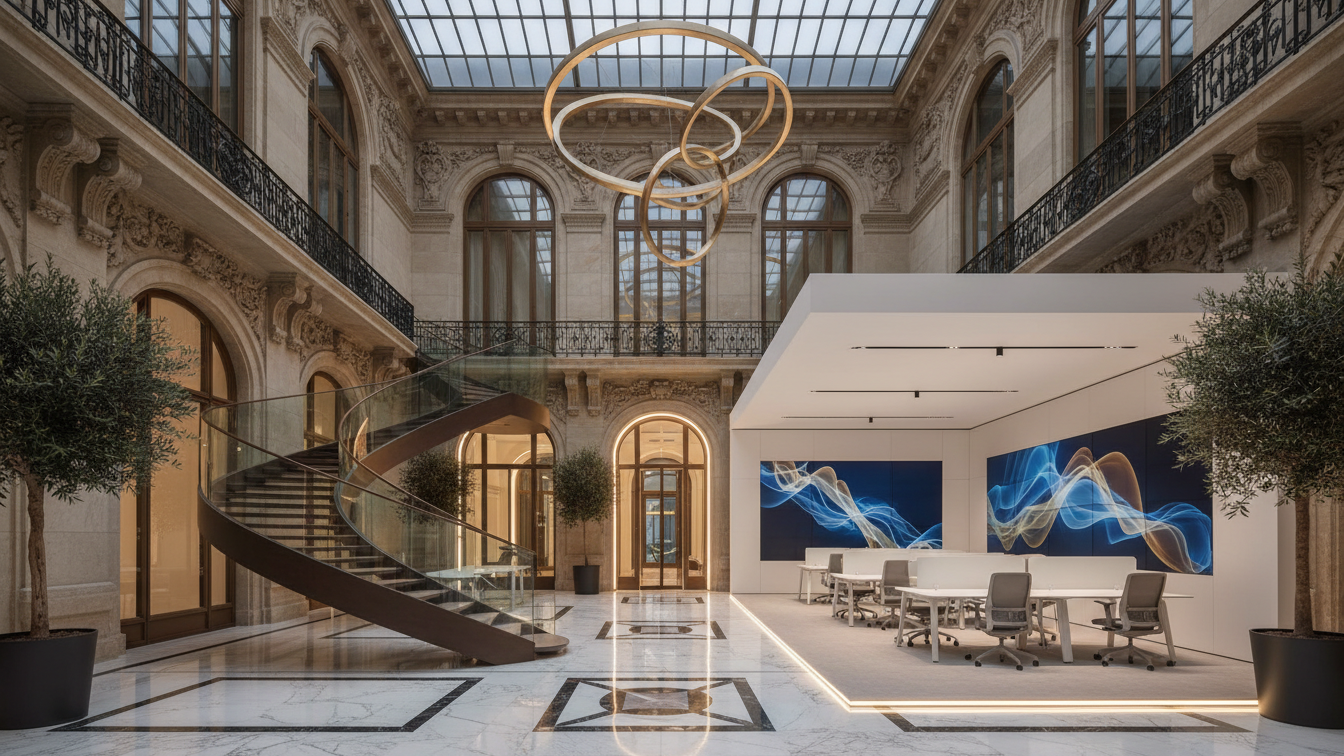 Uniper becomes anchor tenant in “NEW HEART on the block” in Düsseldorf – AI-generated illustrative image