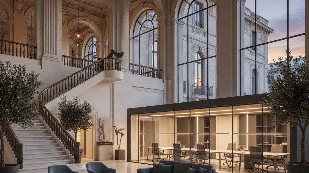 Solactive AG expands presence in Berlin by leasing space in LUX Berlin – AI-generated illustrative image