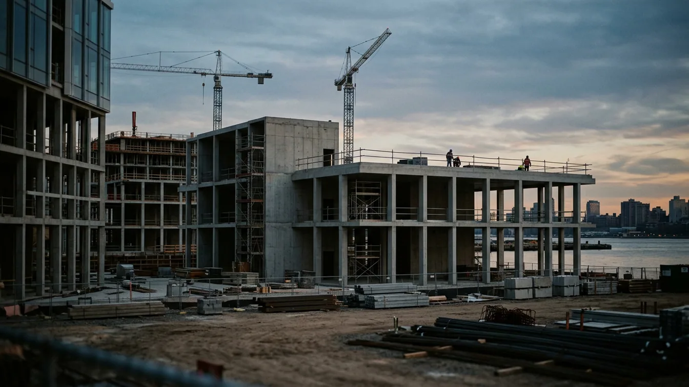 FOUR PARX develops trimodal port location in Hamburg-Harburg – AI-generated illustrative image