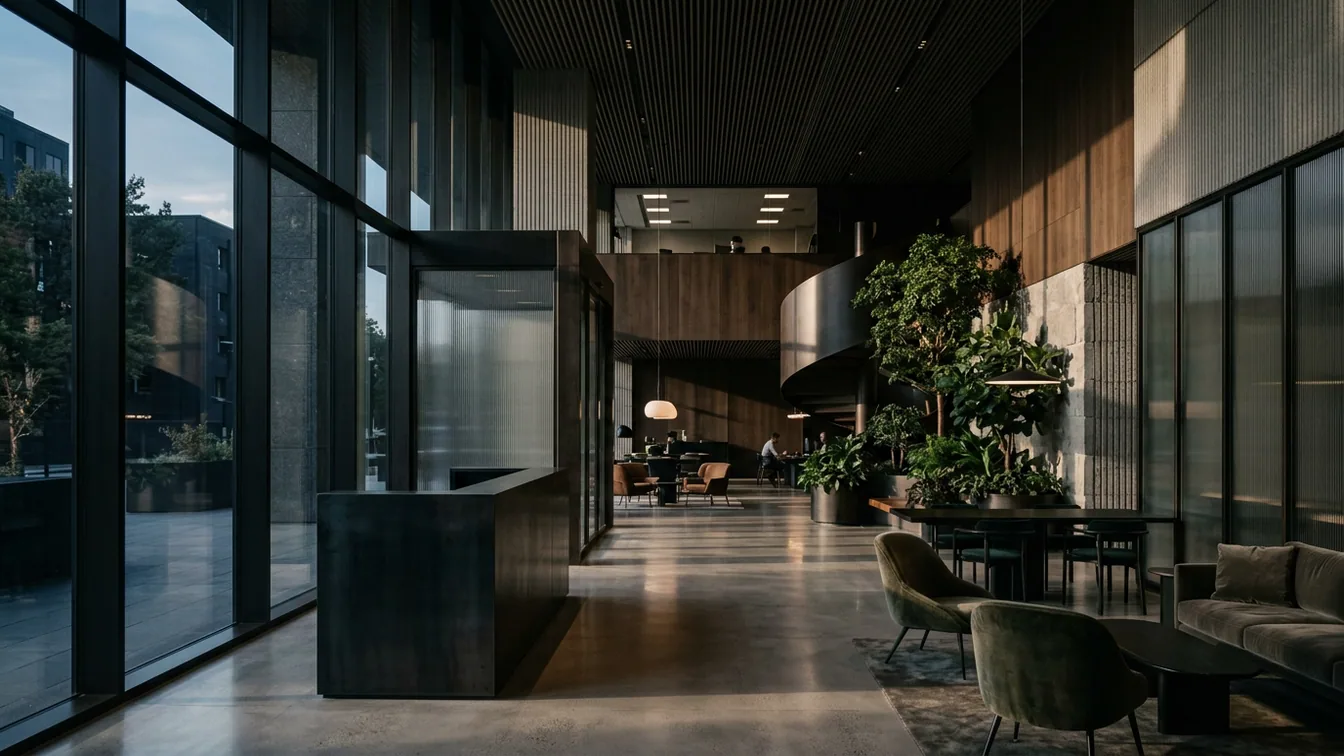 Fraport AG leases 6,000 sqm of office space in THE SQUAIRE at Frankfurt Airport – AI-generated illustrative image