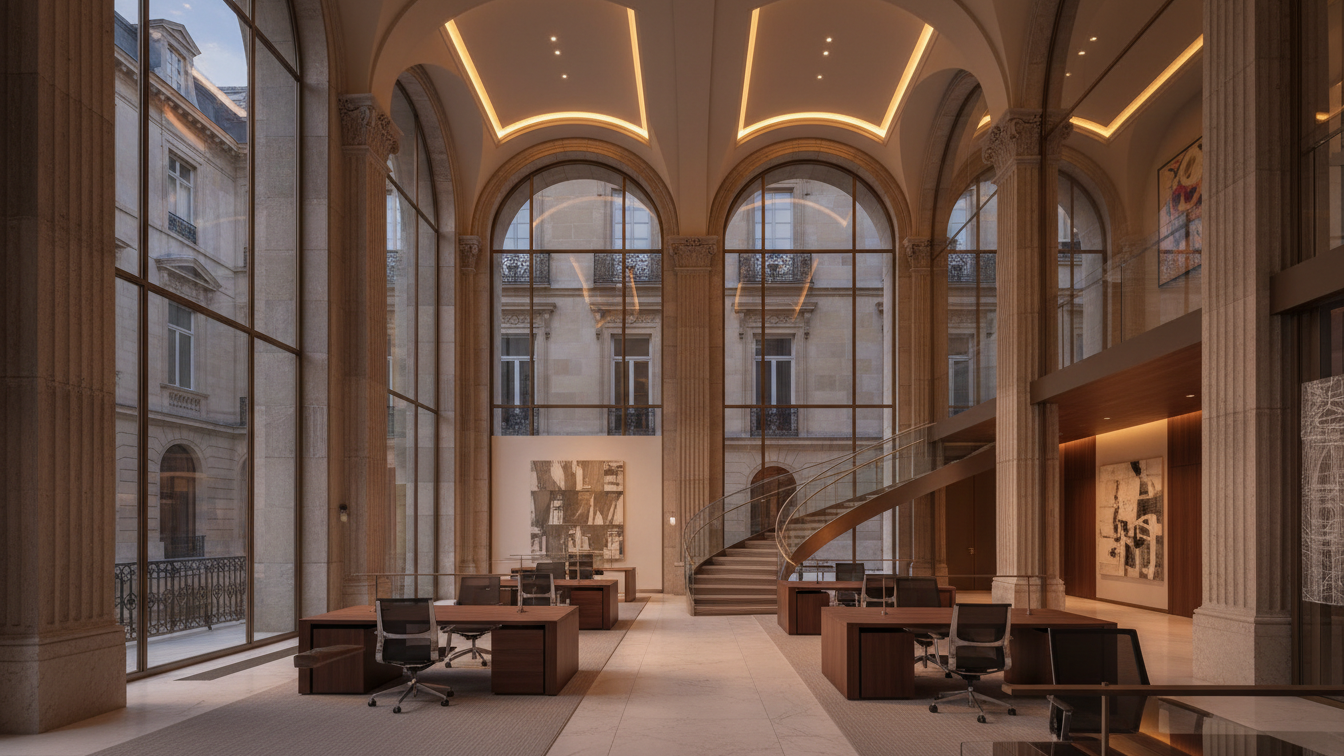 Gleeds Deutschland Doubles Office Space in Depot Sachsenhausen – AI-generated illustrative image
