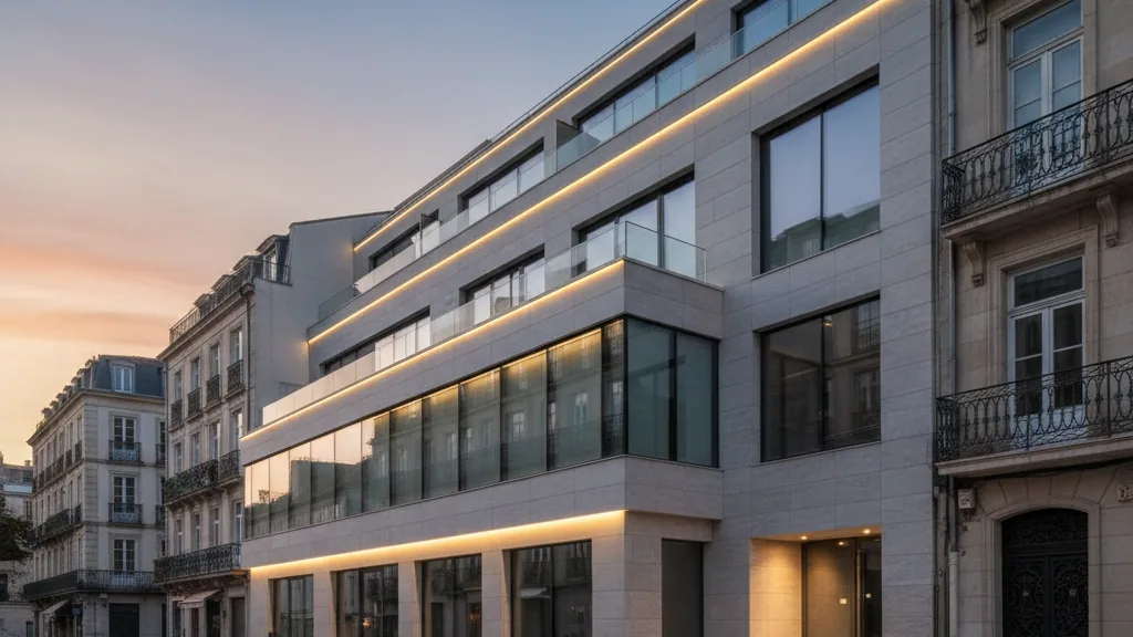 OTTO WULFF Sells Another Building in EMMA & AUGUST to Hamburg Family Office – AI-generated illustrative image