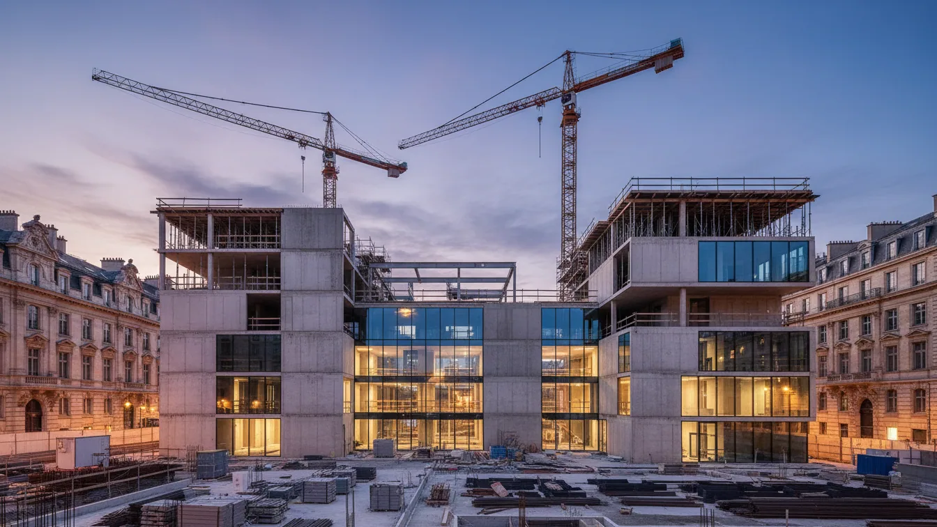 First Construction Phase of GreenWorkPark Grünheide Completed on Schedule – AI-generated illustrative image
