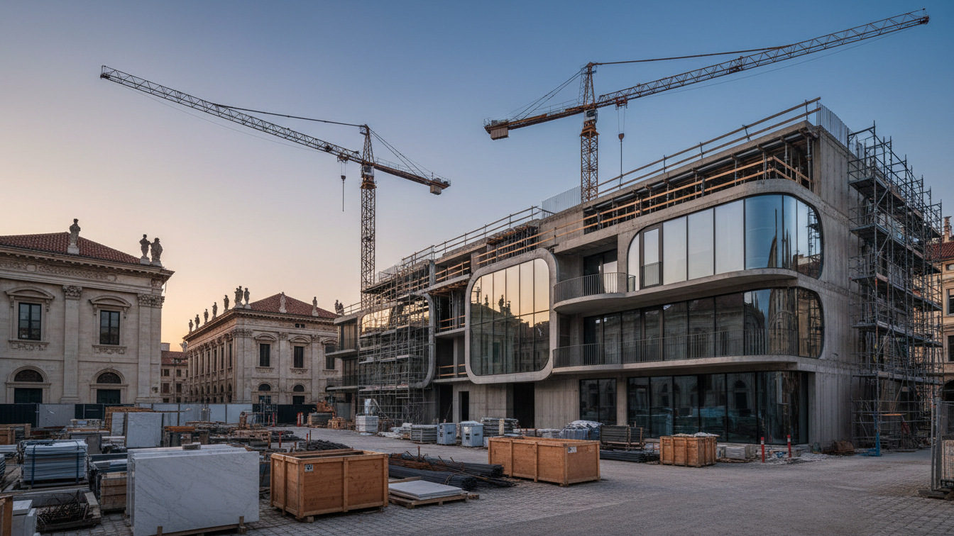 Ground-breaking for 428 Rental Apartments in Berlin-Marzahn – AI-generated illustrative image
