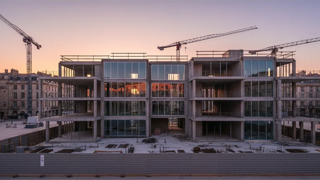 Ground-breaking ceremony for senior citizens' residence in Bremen-Grohn marks start of construction – AI-generated illustrative image