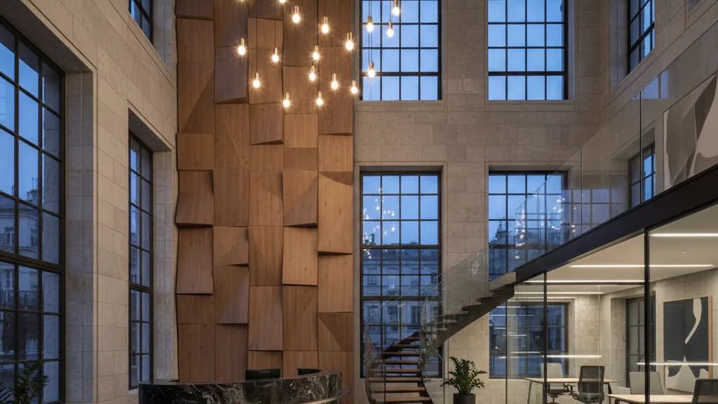 HB Reavis Reports Significant Letting Success at London's Space House – AI-generated illustrative image