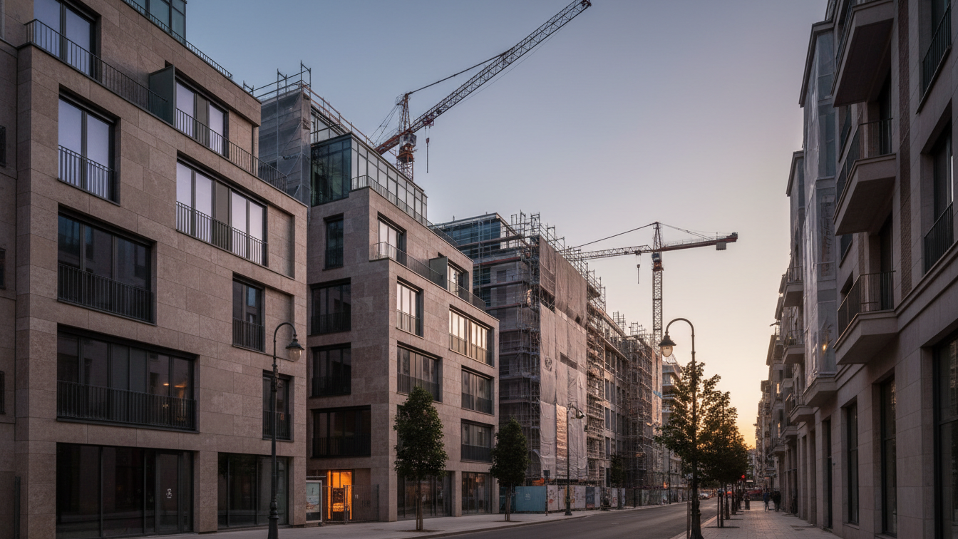 HOGA Campus in Tempelhof: Site Development for Berlin's Hospitality Sector – AI-generated illustrative image
