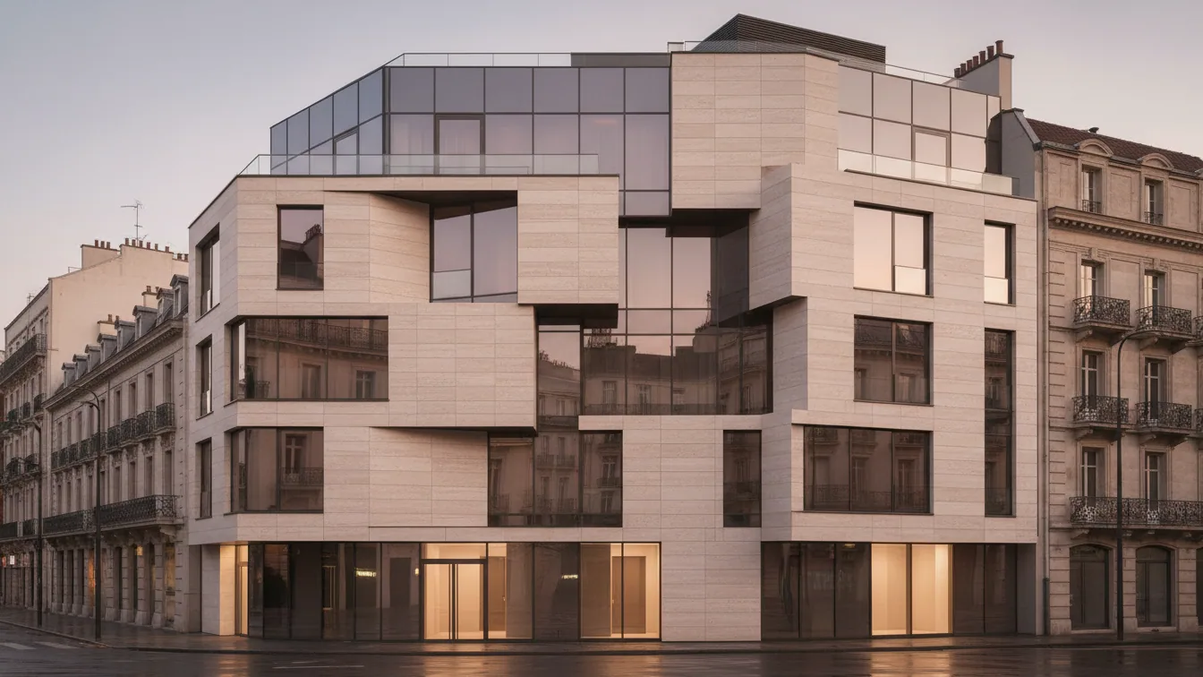 Mixed-use residential and commercial building brokered in Kornwestheim – AI-generated illustrative image