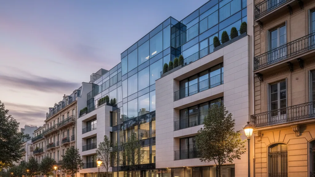 Indigo Invest Acquires Düsseldorf Office Complex Blue Duo – AI-generated illustrative image