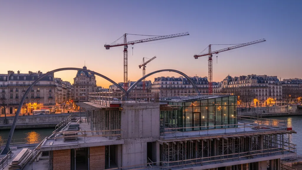 Innovationsbogen Augsburg Receives Highest Sustainability Certification – AI-generated illustrative image