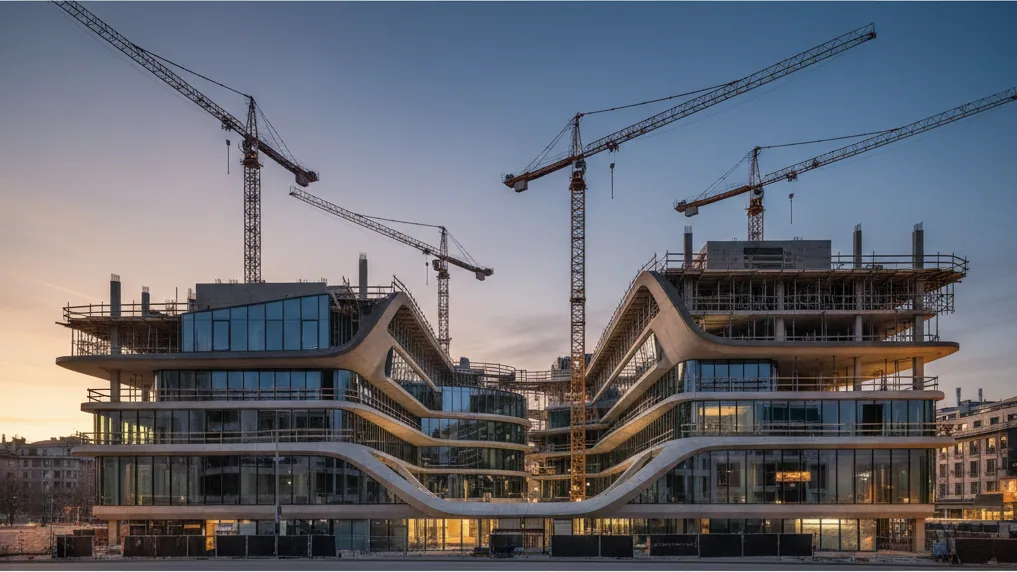 Topping-out ceremony for new development with 234 rental flats in Berlin-Karlshorst – AI-generated illustrative image
