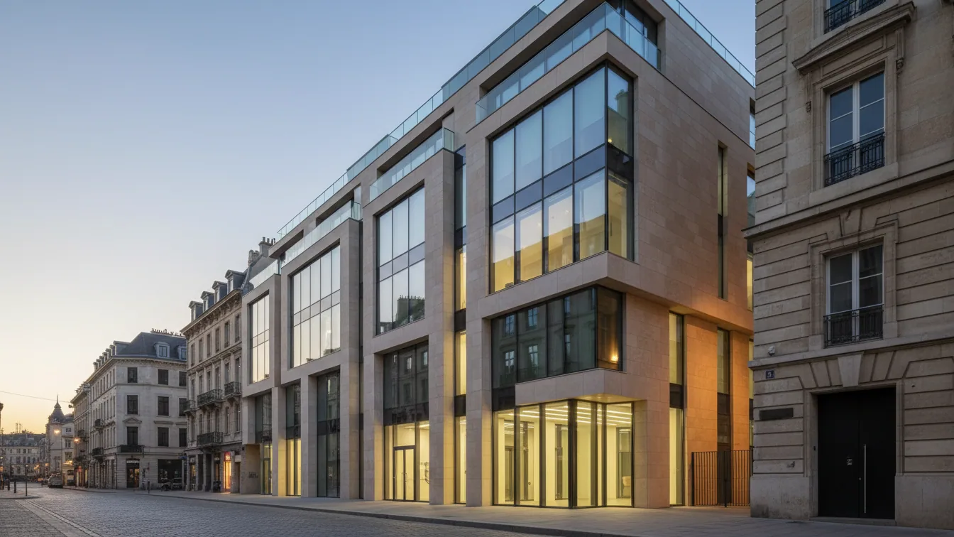 Karlsruhe: Brokerage of two commercial properties – AI-generated illustrative image