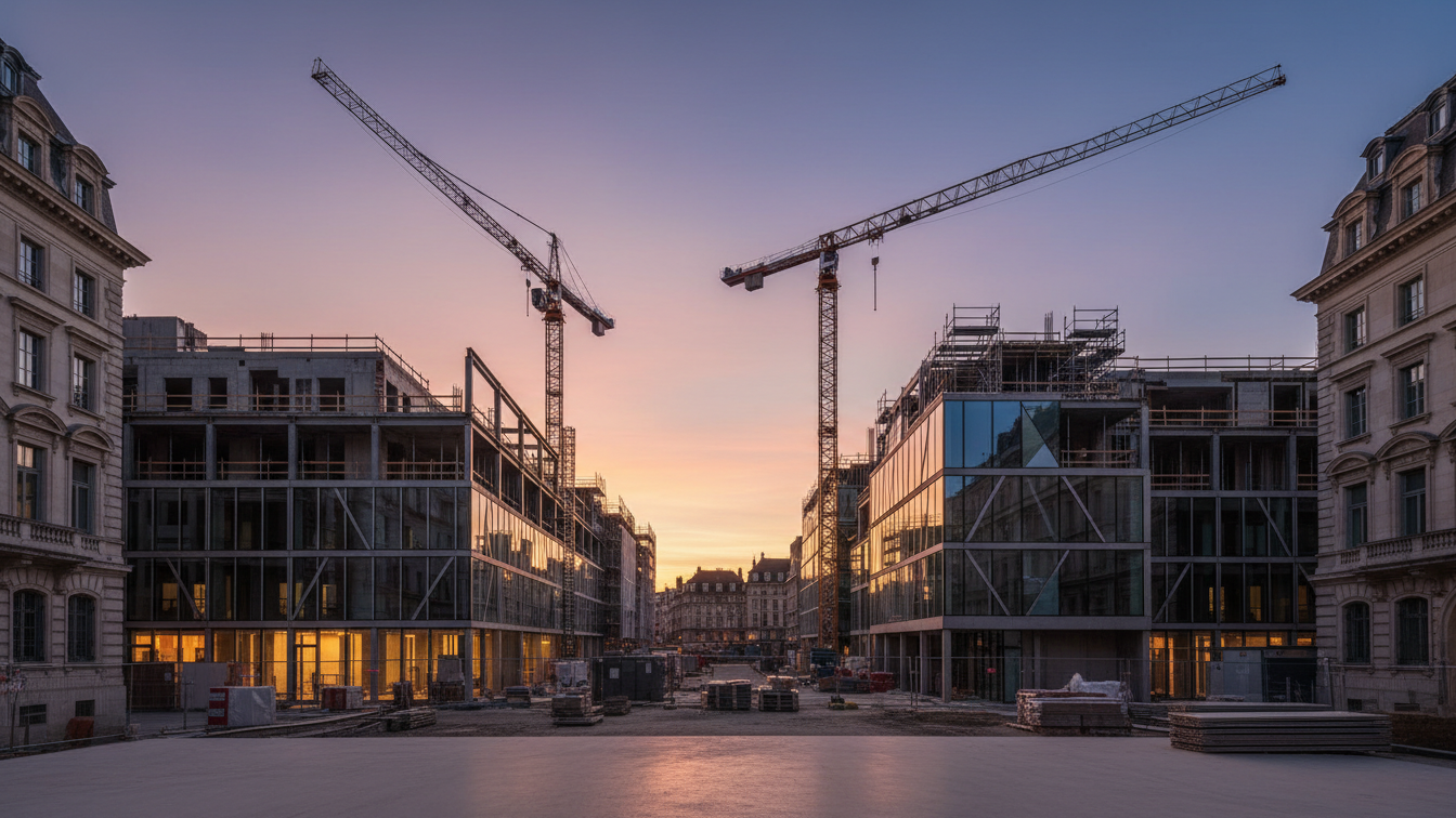 Rivage Residential Project in Mainz Reaches Topping-Out Phase – AI-generated illustrative image
