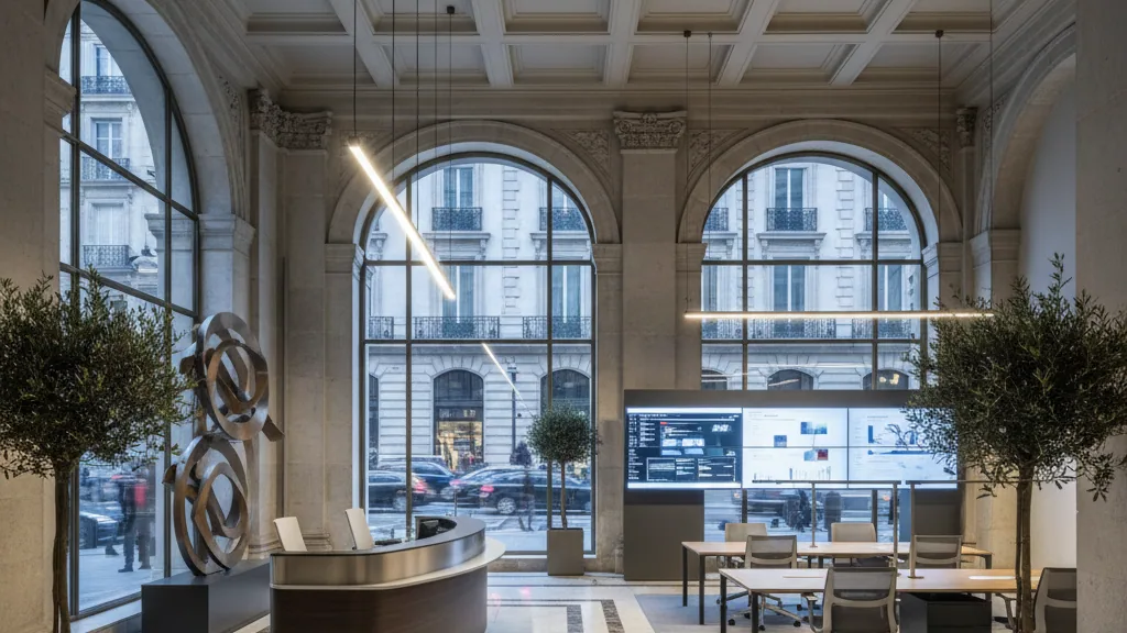 MANPOWER GmbH & Co. KG rents space in the Kontorhaus of Marina Quartier Regensburg – AI-generated illustrative image