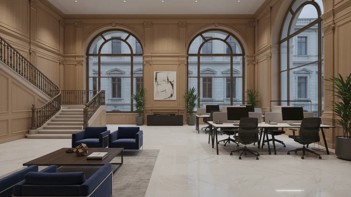 MNRK Music Group Leases 7,629 Square Feet at Rosen's 443 Park Avenue South – AI-generated illustrative image