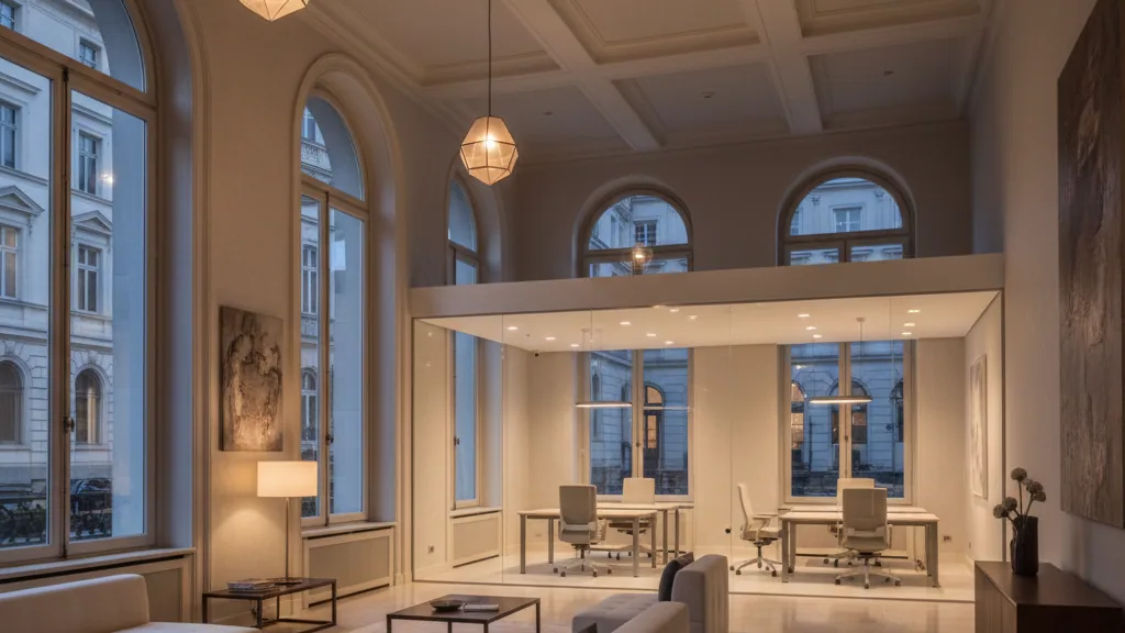 Catering concept "Dede loves Nana" leases exclusive period property space in Munich's Lehel – AI-generated illustrative image