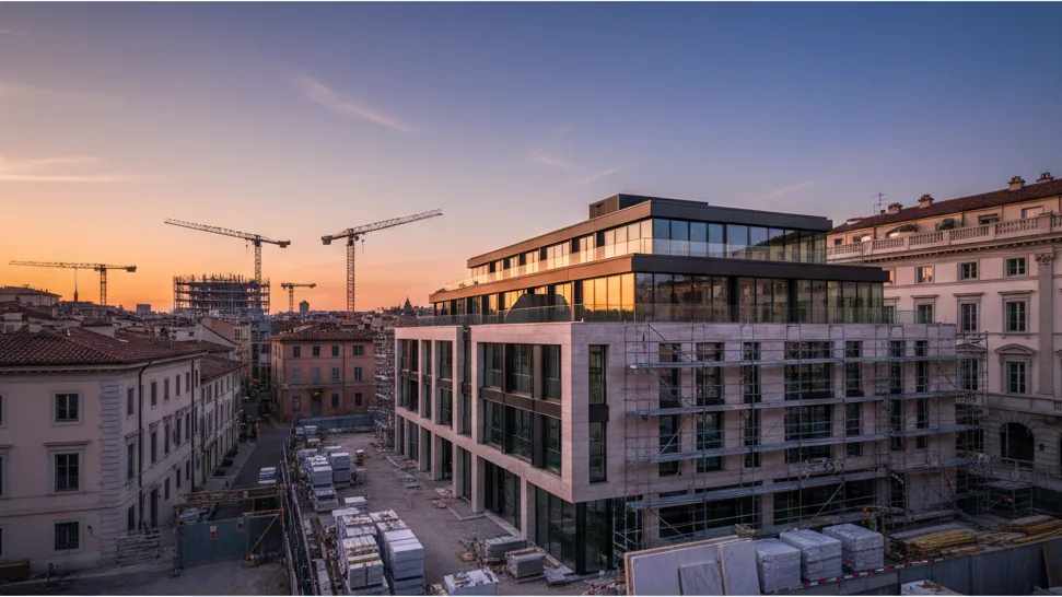 Groundbreaking Ceremony for the Parkside Lerchenauer Feld Residential Quarter in Munich – AI-generated illustrative image