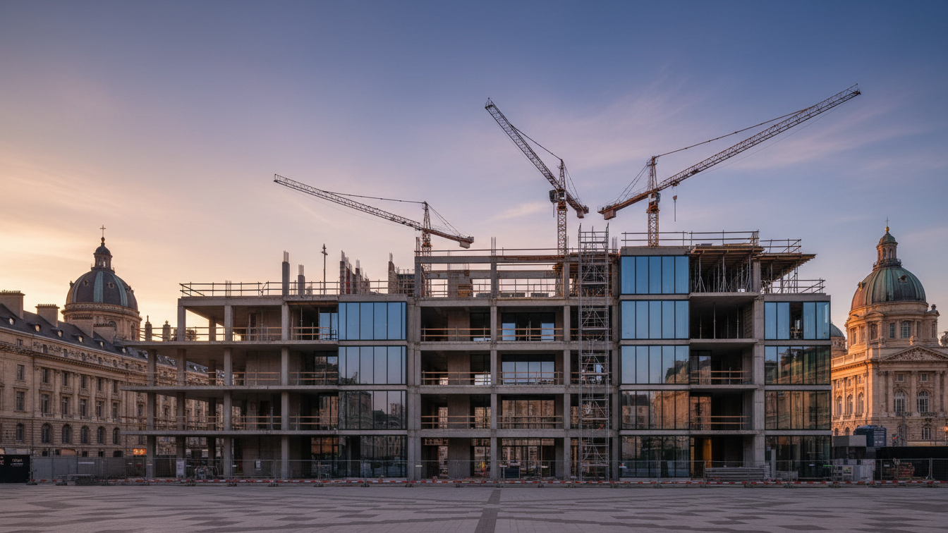 Public participation for UniCredit office location between Bothestraße and Leuchtenbergring – AI-generated illustrative image
