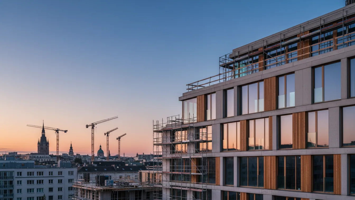Residential Development F40 in Stuttgart Completed Despite Insolvency – AI-generated illustrative image
