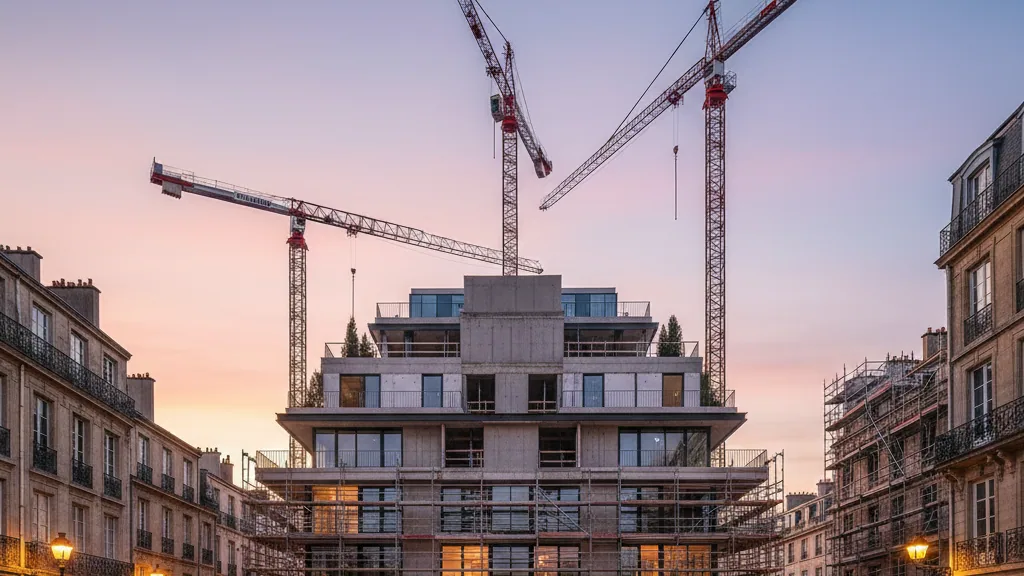 Ground-breaking ceremony for 69 rental apartments in Leipzig's Parkstadt – AI-generated illustrative image