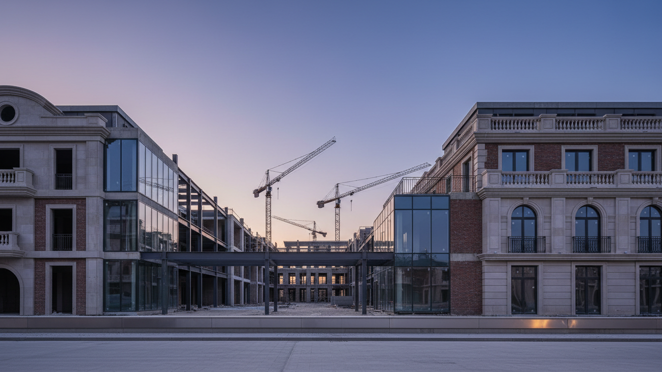 Periskop obtains building permits for 20,000 m² of logistics space in Pohlheim – AI-generated illustrative image