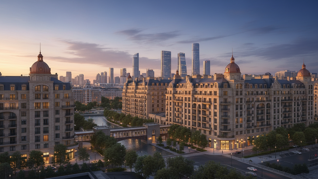Luxury Property Value Decline in London: Tax Changes Show Impact – AI-generated illustrative image