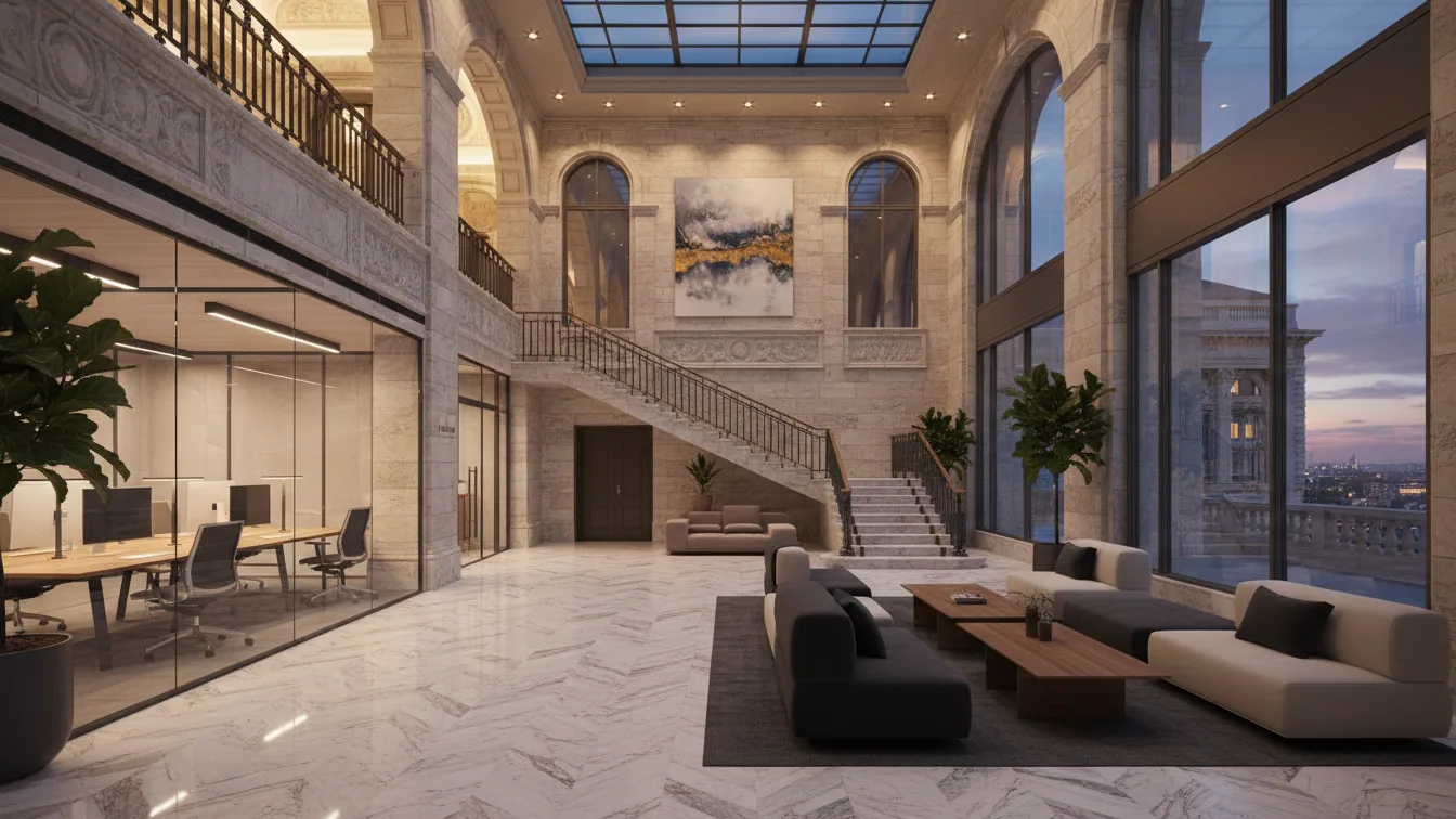 Private Equity Firm OceanSound Expands to 32,000 sq ft at SL Green's 450 Park Avenue – AI-generated illustrative image