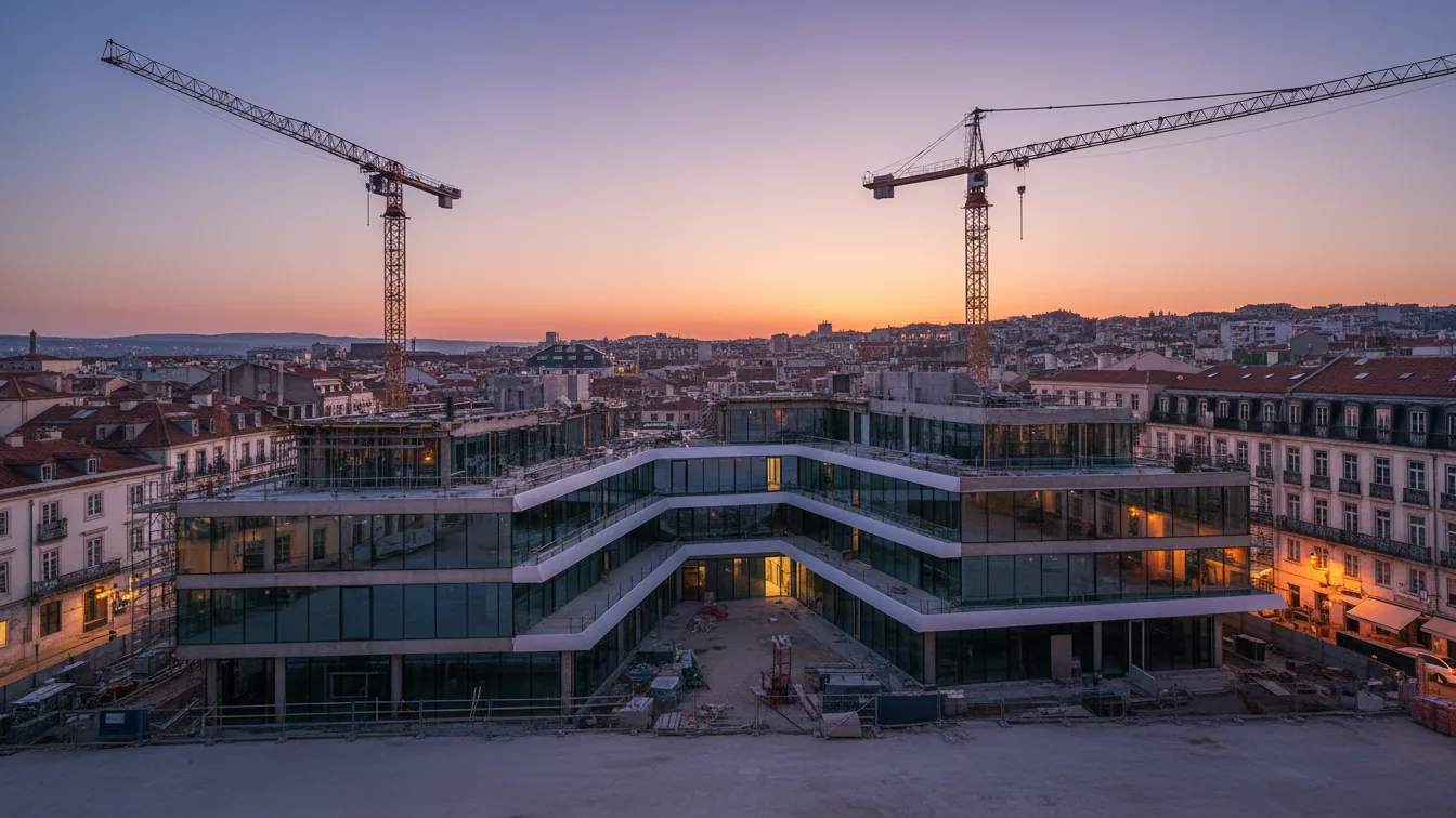 Real Core acquires commercial plot in Neuhausen auf den Fildern for business park development – AI-generated illustrative image