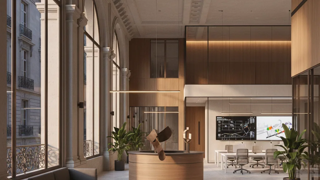Property Company Landmark Management Leases Over 12,000 Square Feet at One Grand Central Place – AI-generated illustrative image