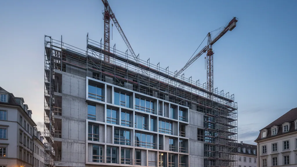 Topping-out Ceremony for Residential Project HEY Charlottenburg in Berlin – AI-generated illustrative image