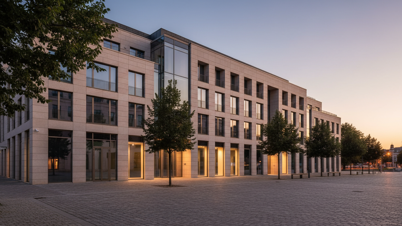Robert C. Spies brokers investment property with 18 senior apartments in Bremen – AI-generated illustrative image