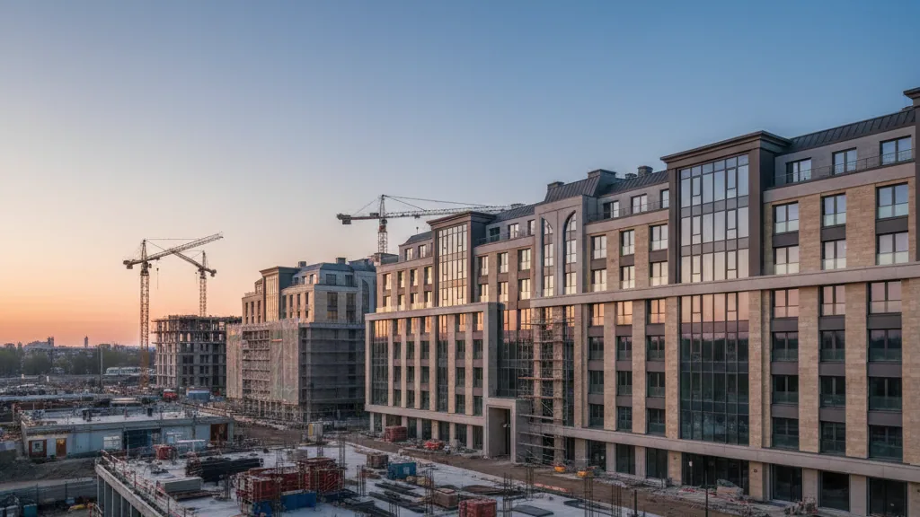 Schwitzke Project completes office fit-out in Kö-Bogen II for Aachener Grundvermögen – AI-generated illustrative image