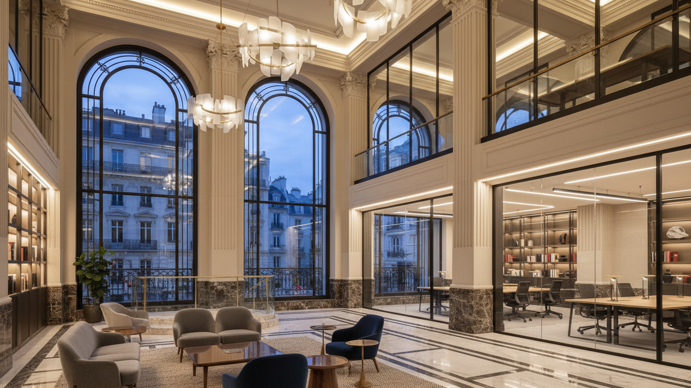 Genius Sports Relocates US Headquarters to Vornado's 1290 Avenue of the Americas – AI-generated illustrative image
